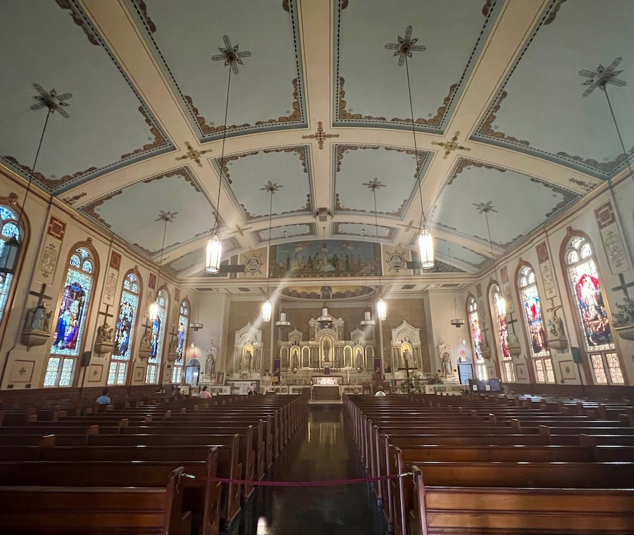 Miami's historic Gesu church on a downtown walking tour.
